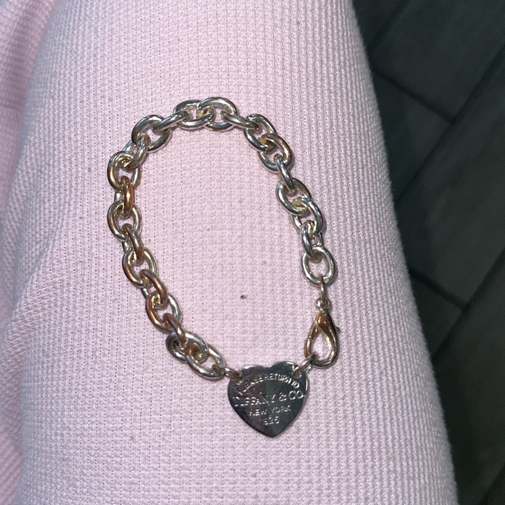 Tiffany and Co. 925 Heart Bracelet
